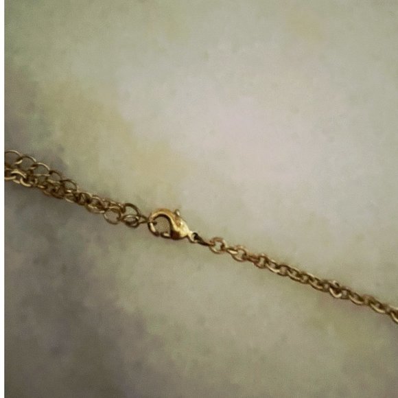 NWOT Long Chain Charm Necklace - Picture 3 of 3